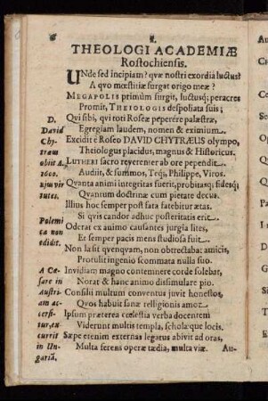 Theologi Academiae Rostochiensis