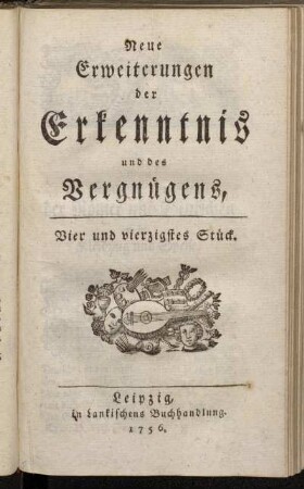 Vier und vierzigstes Stück.