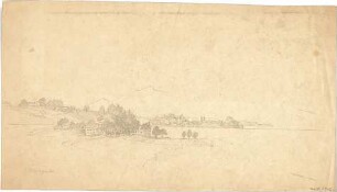 Thiersch, August ; Reiseskizzen - Weingarten (Ansicht)