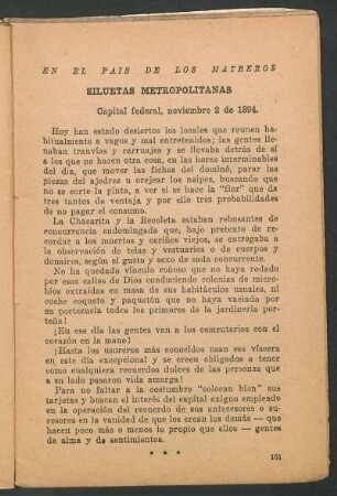 Siluetas metropolitanas