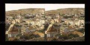 Blick über Stadtteil Christinenstadt, Krisztinaváros, zum Schwabenberg, Budapest