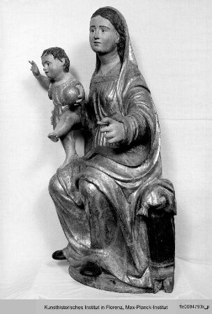 Thronende Madonna mit Kind