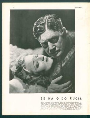 Se ha oído rugir - Gwili Andre y Richard Dix