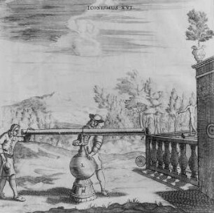 Luftdruckkanone nach Guericke : Technikgeschichte | Physik | Mechanik | Wassermesser