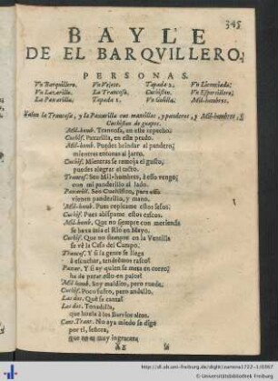 Bayle De El Barquillero.