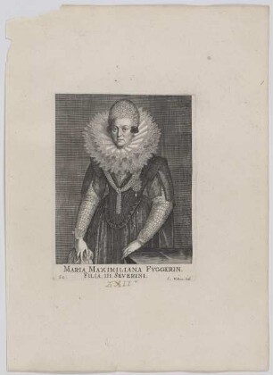 Bildnis der Maria Maximiliana Fvggerin