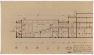Physikalische Institute der Universität Köln: Hörsaal Schnitt E, 1:100