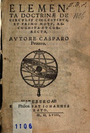Elementa Doctrinae De Circvlis Coelestibvs, Et Primo Motv