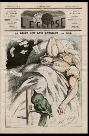 Le belle aux lois dormant. Par Gill