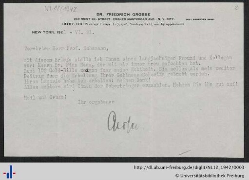 Brief, 21.06.1921