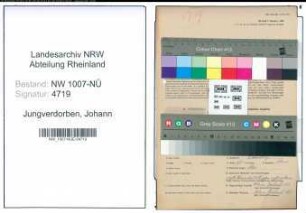 Entnazifizierung Johann Jungverdorben , geb. 22.04.1899 (Arbeiter)
