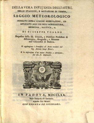 Saggio Meteorologico