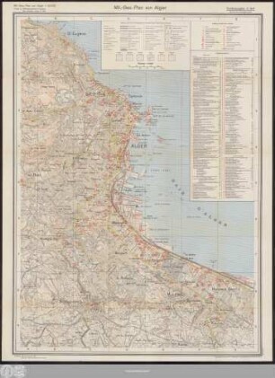 Mil.-Geo.-Plan von Algier