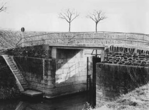 Unterhaupt der Schleuse Oberbiel/Lahn