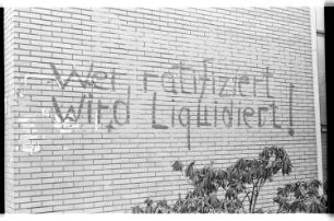 Kleinbildnegativ: FU Berlin, WiSoFak, 1971