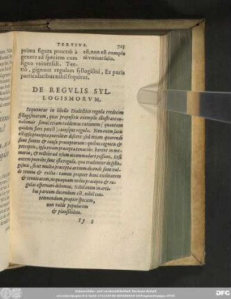 De Regulis Syllogismorum.