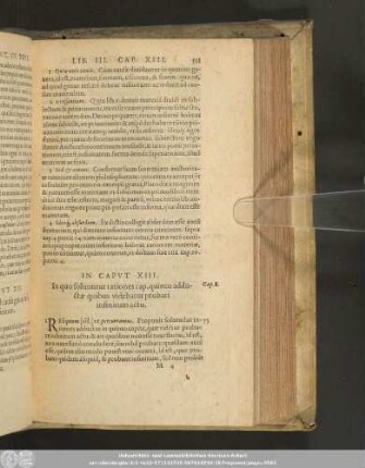 In Caput XIII. In quo soluuntur rationes cap. quinto adductae quibus videbatur probari infinitum actu.