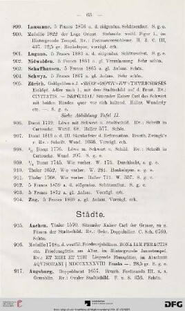 Städte (Nr. 915-1564)