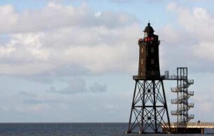 Deutschland. Niedersachsen. Dorumer Neufeld. Leuchtturm Obereversand