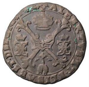 Fundmünze, 1/4 Patagon, 1616 - 1620