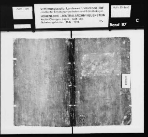 Gültbuch über das Amt Hollenbach.