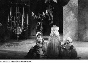 Opernhaus. Szene einer Vorstellung