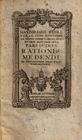 Ratio medendi in nosocomio practico Vindobonensi, 5