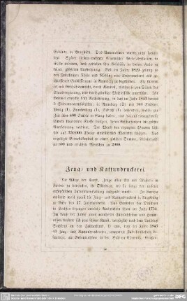 Zeug- und Kattundruckerei
