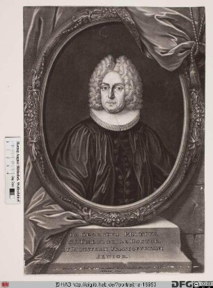 Bildnis Johann Georg Pritius (eig. Priz)