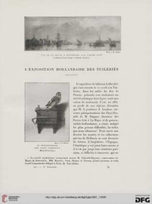 5. Pér. 3.1921: L' exposition hollandaise des Tuileries