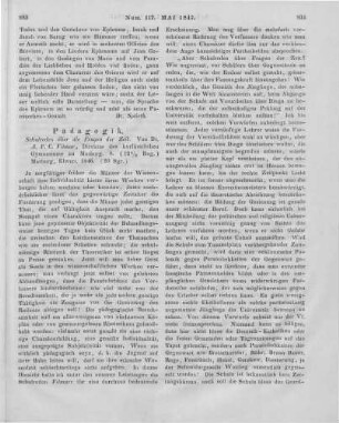 Vilmar, A. F. C.: Schulreden über Fragen der Zeit. Marburg: Elwert 1846