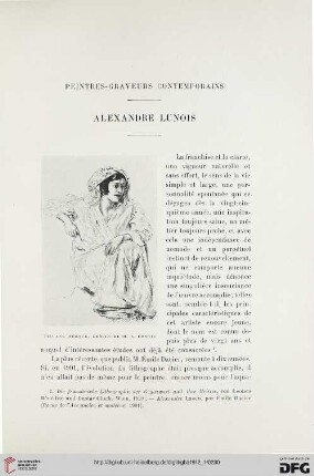 4. Pér. 7.1912: Alexandre Lunois : peintres-graveurs contemporains