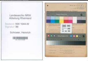 Entnazifizierung Heinrich Schroeer , geb. 24.10.1901 (Bergmann)