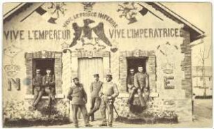 Bayerische Besatzungsoffiziere im Camp de Châlons