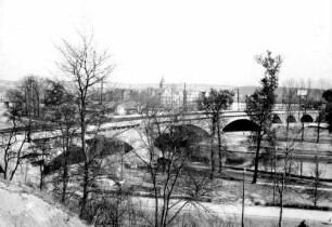 Stuttgart Bad Cannstatt Rosensteinbrücke 4045 Wiederaufbau