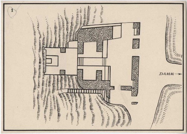 Plan of temple no.1.