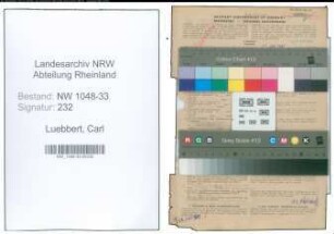 Entnazifizierung Carl Luebbert , geb. 04.01.1906 (Lehrer)