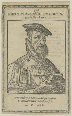 Bildnis des Hieronymus Wolf
