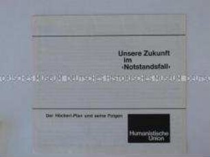 Propagandaschrift der Humanistischen Union gegen die geplanten Notstandsgesetze