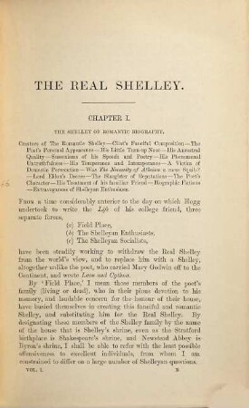 The real Shelley : New views of the poets life, 1