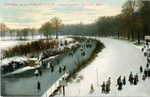 Gruss aus dem Wald-Café Leipzig-Connewitz : Besitzer A. Götze