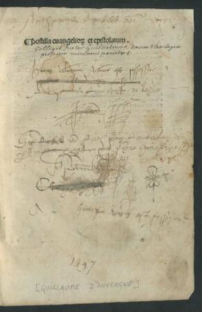 Postilla super epistolas et evangelia (Mora 1488)