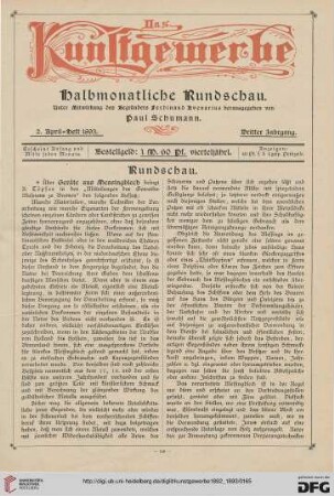 2. April-Heft 1893