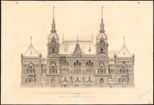 Deutsches Haus (Gesellschaftshaus), Brünn: Ansicht 1:100