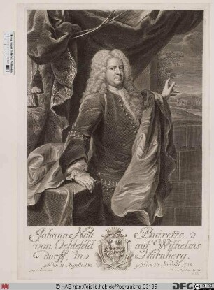 Bildnis Johann Noah Buirette von Ohlefeld