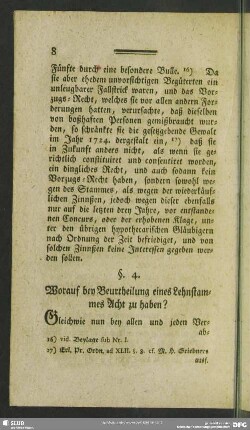 §. 4. Worauf bey Beurtheilung eines Lehnstammes Acht zu haben?