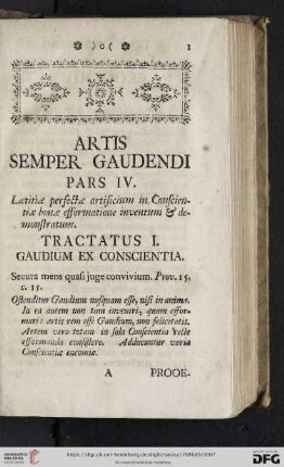 Tractatus primus