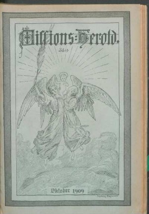Nr. 10. Neunter Jahrgang. Oktober 1909.