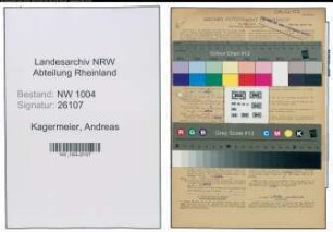 Entnazifizierung Andreas Kagermeier , geb. 29.04.1889 (Ofenbauer)