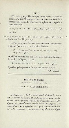 Question de licence.